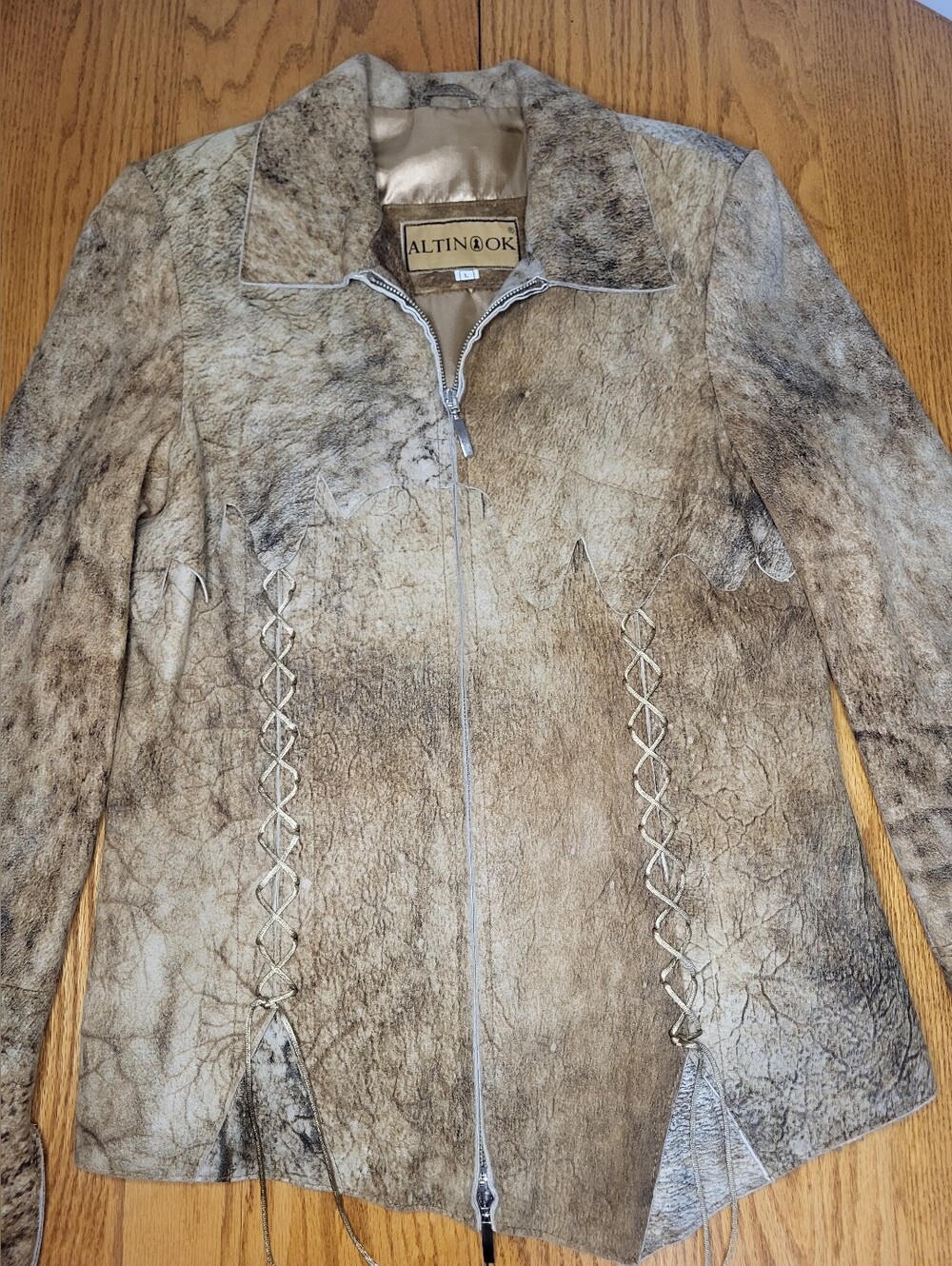 ✨️Atinok Genuine Leather Jacket sz LG